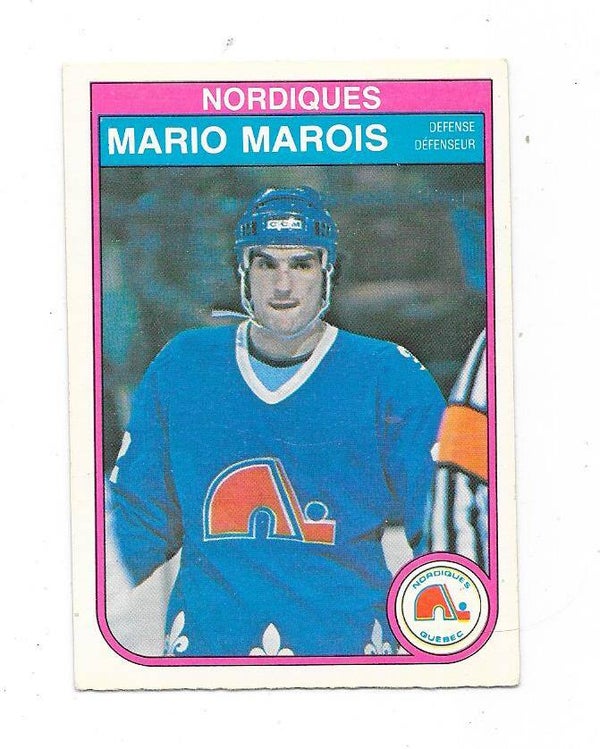 1982-83 OPC #287 Mario Marois , Quebec Nordiques