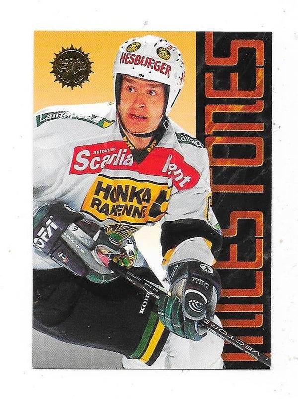 1995-96 Finnish SISU Ice Hockey Card #187 Reijo Mikkolainen , Ilves Tampere , TuS Geretsried