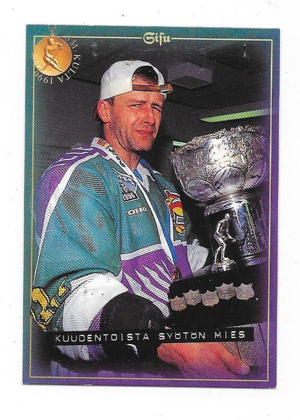 1996-97 Finnish SISU Ice Hockey Card #173 Otakar Janecky , Jokerit Helsinki & Pardubice