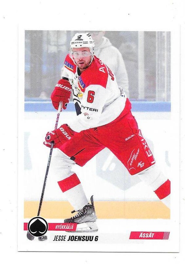 2022-23 Finnish Cardset #355 Jesse Joensuu  Ässät , Edmonton Oilers