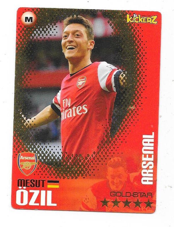 2013-14 Swedish Kickerz Goldstar # Mesut Özil , Arsenal & Germany