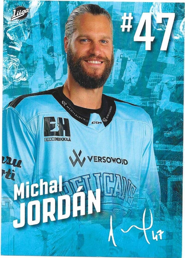 2023-24 Pelicans TeamIssued #47 Michal Jordan  , HC Zlin