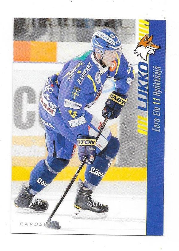 2012-13 Finnish Cardset #103 Eero Elo  Lukko , EHC Freiburg