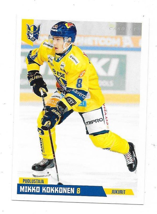 2019-20 Finnish Cardset #40 Mikko Kokkonen Jukurit , Linköping HC