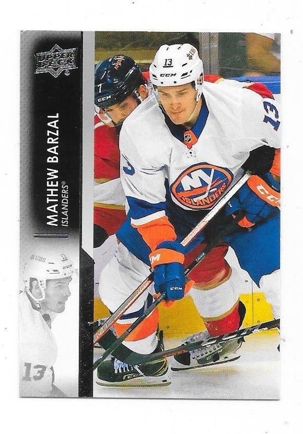 2021-22 Upper Deck NHL Ice Hockey Card #362 Mathew Barzal , New York Islanders