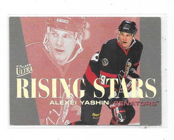 1995-96 Ultra Rising Star #9of10 Alexei Yashin , Ottawa Senators