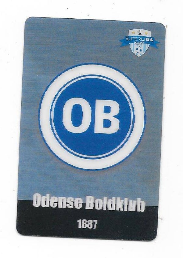 2012-13 Danish Superliga Kort Kulma Football Card  # Odense Boldklub , Logo card
