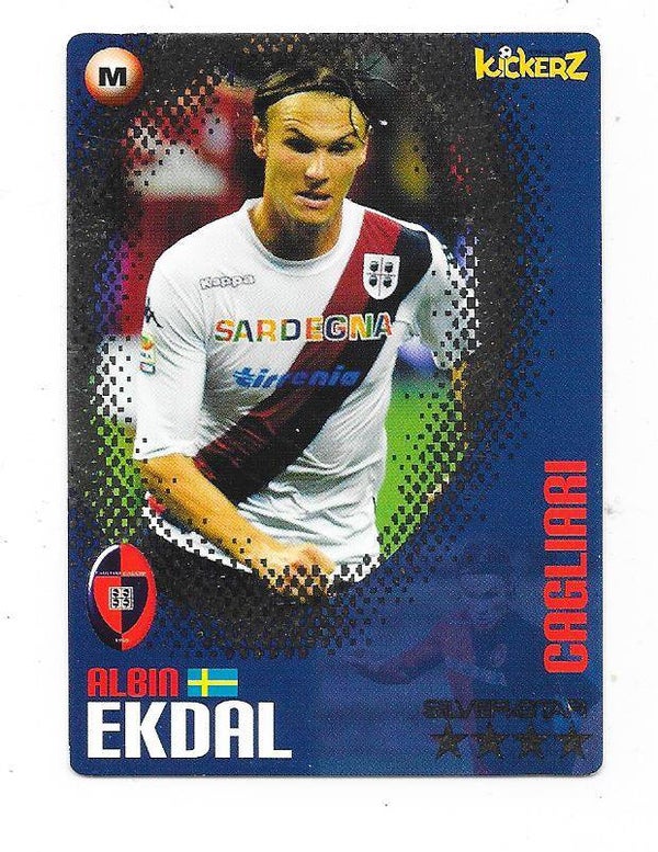 2013-14 Swedish Kickerz Silverstar # Albin Ekdal  Cagliari , Sweden