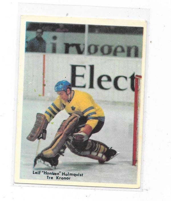 1970-71 Swedish Cumulus Mästar Serie # Leif " Honken " Holmqvist , Sweden