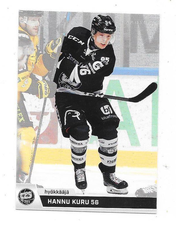 2018-19 Finnish Cardset #166 Hannu Kuru  TPS , GKS Tychy