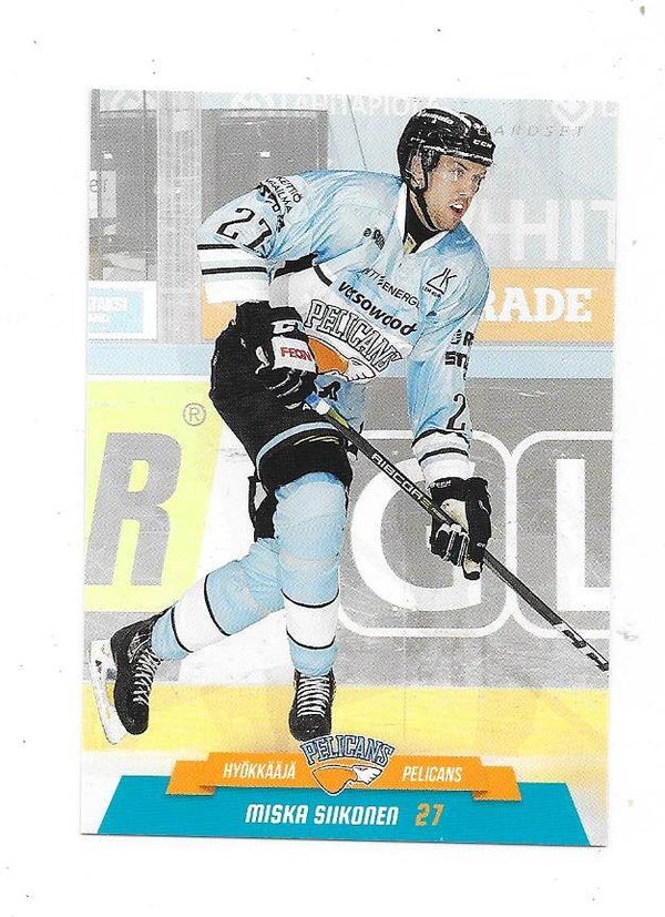 2017-18 Finnish Cardset #285 Miska Siikonen  Pelicans , HV71