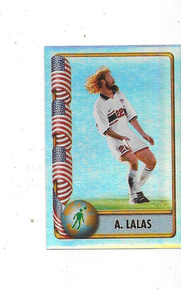 1998 Navarrete France 98 World Cup Football Sticker FOIL #223 Alexi Lalas , USA