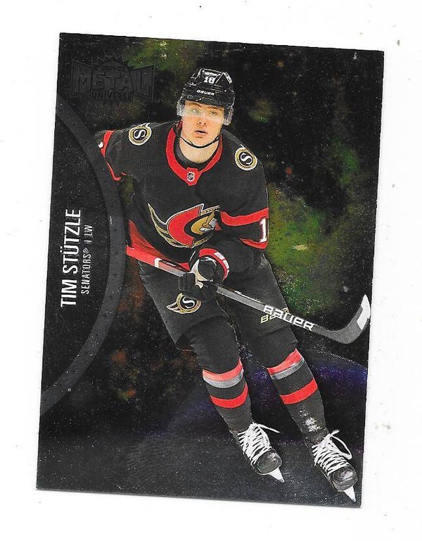 2021-22 SkyBox Metal Universe #39 Tim Stützle , Ottawa Senators