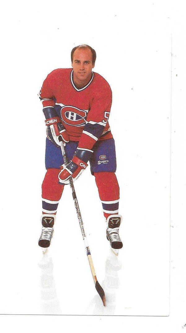 1988-89 Montreal Canadiens NHL Teamissued Card #5 Rick Green