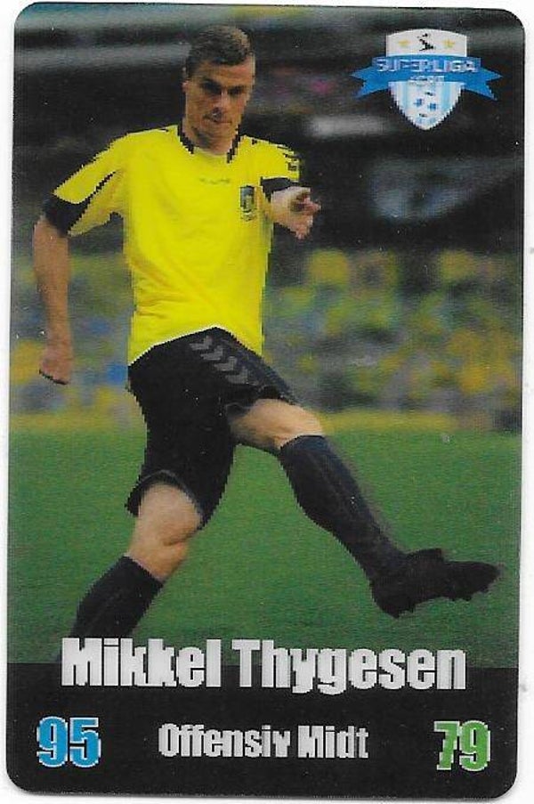 2012-13 Danish Kulma Superliga Kort Football card # Mikkel Thygesen , Brøndby IF