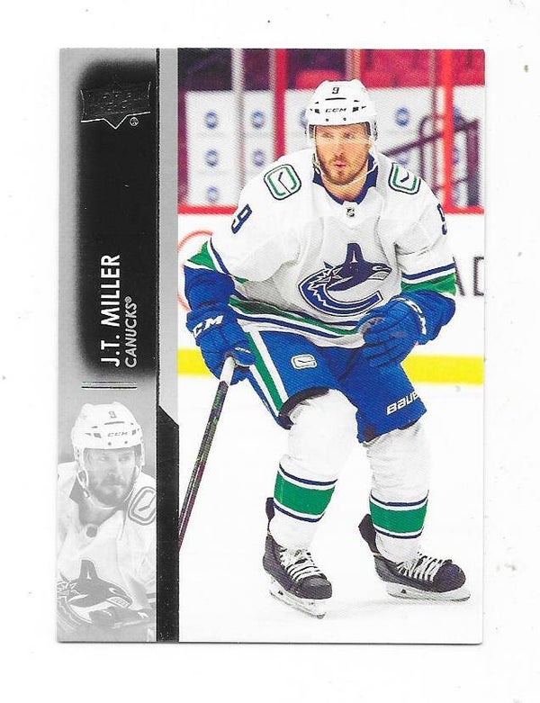 2021-22 Upper Deck NHL Ice Hockey Card #176 J.T.Miller , Vancouver Canucks