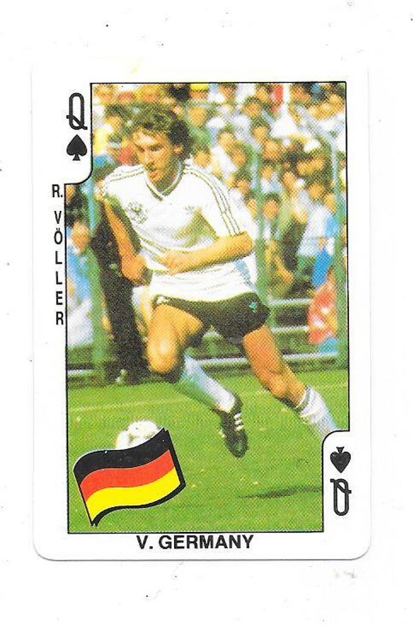 1986 Dandy Football World Cup 86 #S12 Rudi Völler , West - Germany