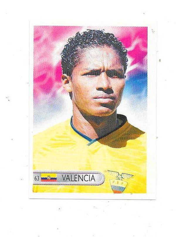2006 Mundocrom FIFA World Cup Sticker #63 Antonio Valencia , Ecuador