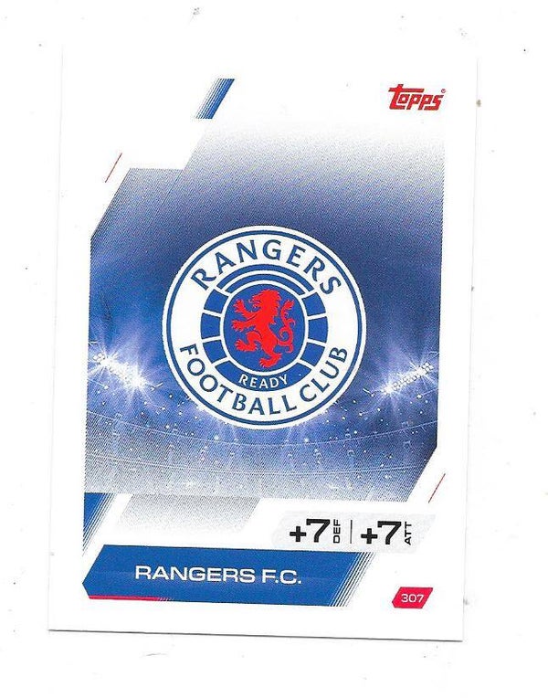2025-26 Topps Match Attax Champions League #307 Glasgow Rangers , Logo