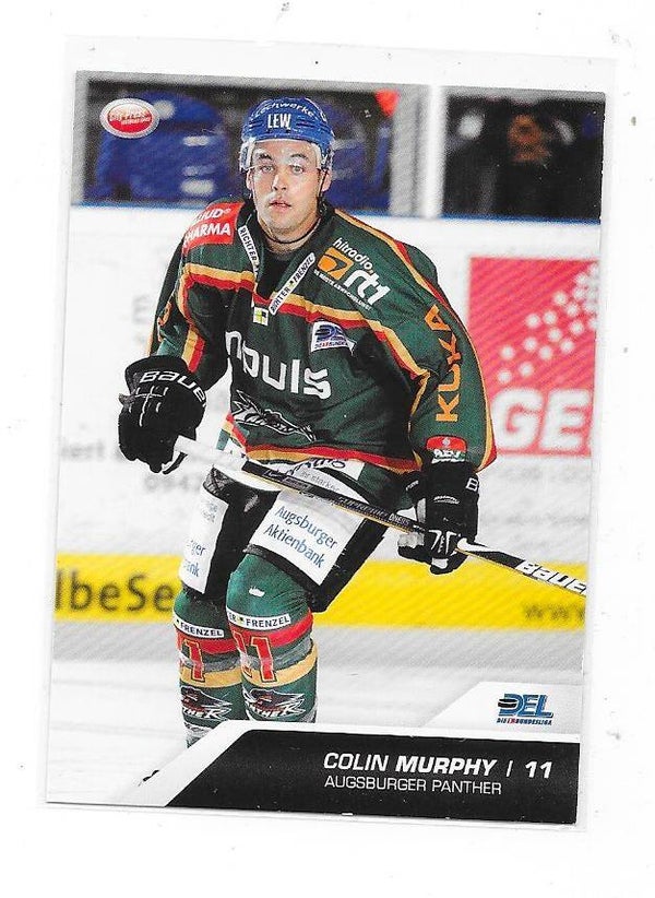 2009-10 DEL Ice Hockey card #104 Colin Murphy , Augsburger Panther , Michigan Tech , Toronto Marlies