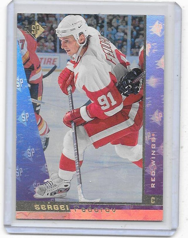 1996-97 SPx #48 Sergei Fedorov , Detroit Red Wings