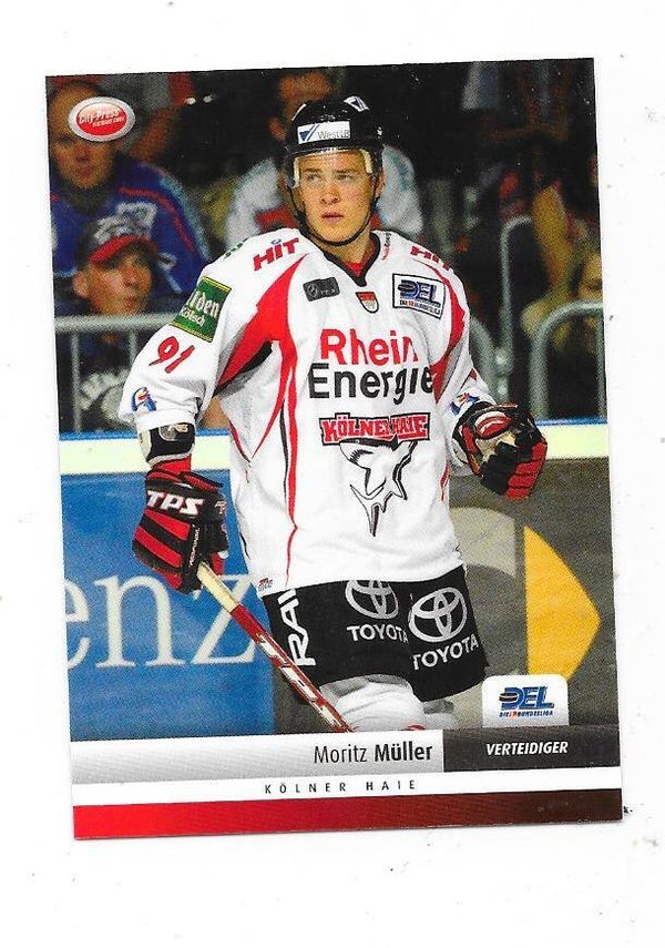 2007-08 German DEL Ice Hockey card #201 Moritz Müller , Kölner Haie