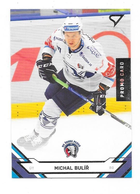 2021-22 Czech Tipsport PROMO #80 Michal Bulir  Bílí Tygři Liberec