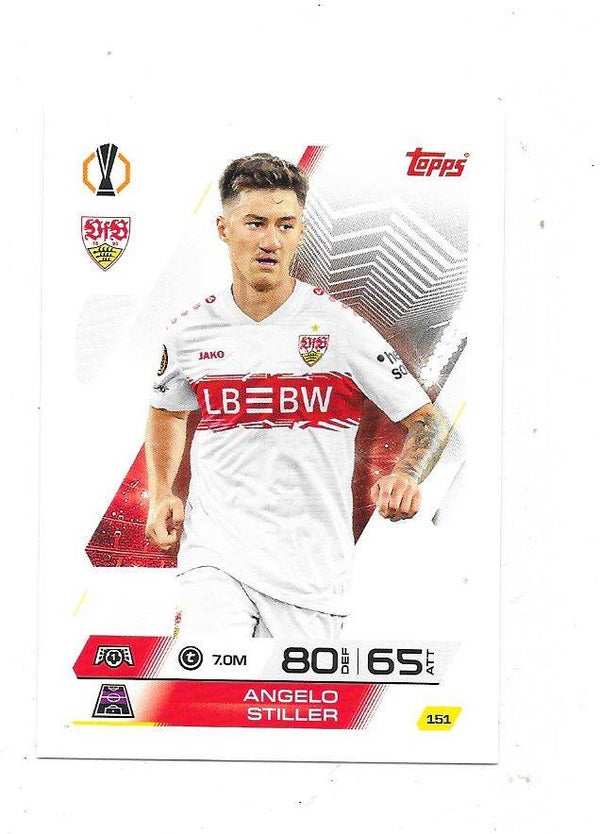 2025-26 Topps Match Attax Champions League #151 Angelo Stiller , VfB Stuttgart , Germany