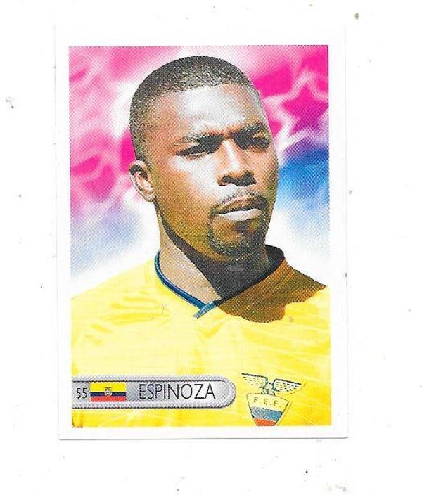 2006 Mundocrom FIFA World Cup Sticker #55 Giovanny Espinoza , Ecuador