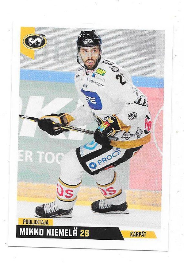 2019-20 Finnish Cardset #87 Mikko Niemelä  Kärpät , Brynäs IF