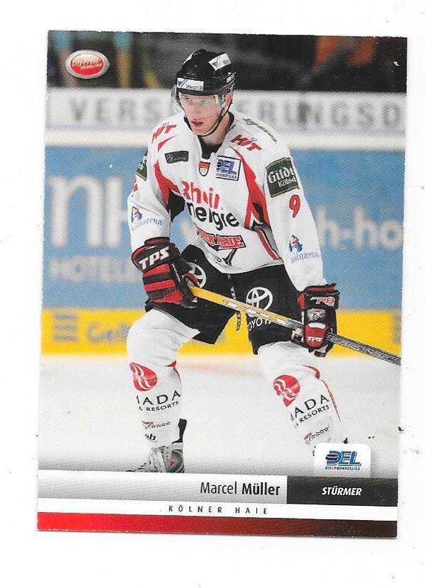 2007-08 German DEL Ice Hockey card #201 Marcel Müller , Kölner Haie , Toronto Maple Leafs