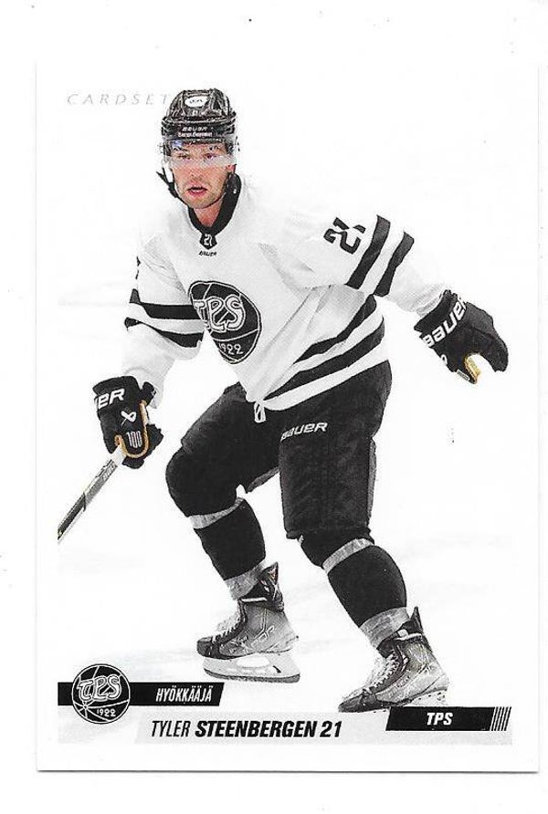 2022-23 Finnish Cardset #162 Tyler Steenbergen TPS , Swift Current Broncos