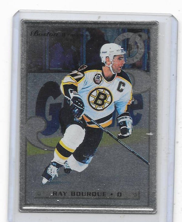1995-96 Donruss Steel Stats #1of63 Ray Bourque , Boston Bruins
