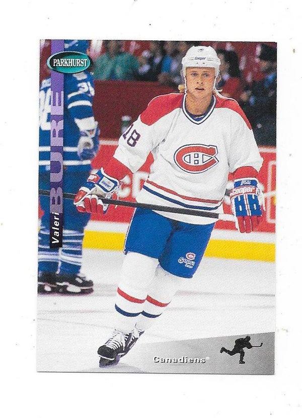 1994-95 Parkhurst #SE87 Valeri Bure , Montreal Canadiens