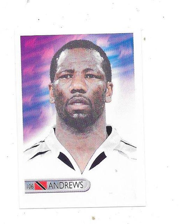 2006 Mundocrom FIFA World Cup Sticker #106 Marwin Andrews , Trinidad and Tobago