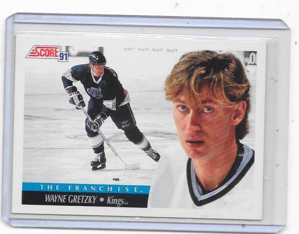 1991-92 Score USA The Franchise #422 Wayne Gretzky , Los Angeles Kings
