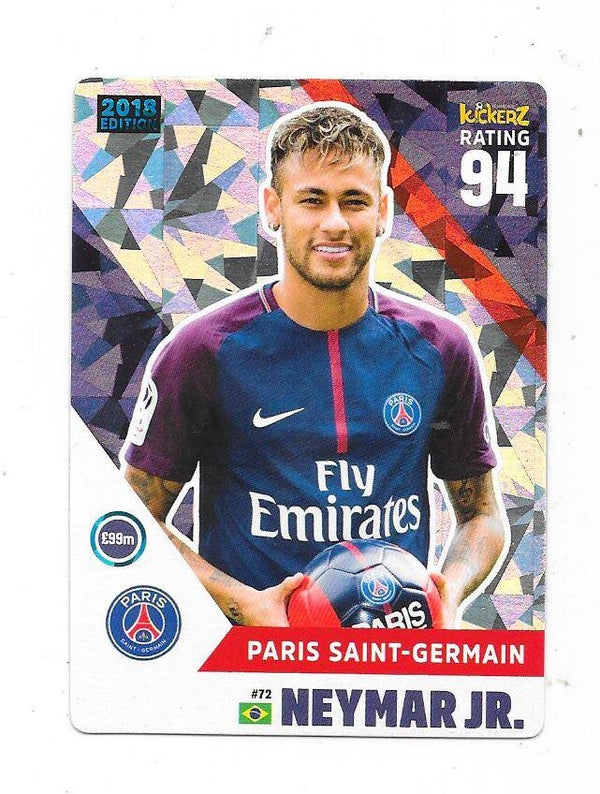 2017-18 Swedish Kickerz Diamond #72 NEYMAR JR.  , Paris Saint-Germain