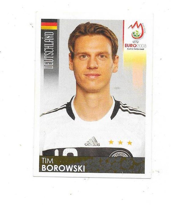 2008 Panini UEFA EURO Sticker #218 Tim Borowski , Germany