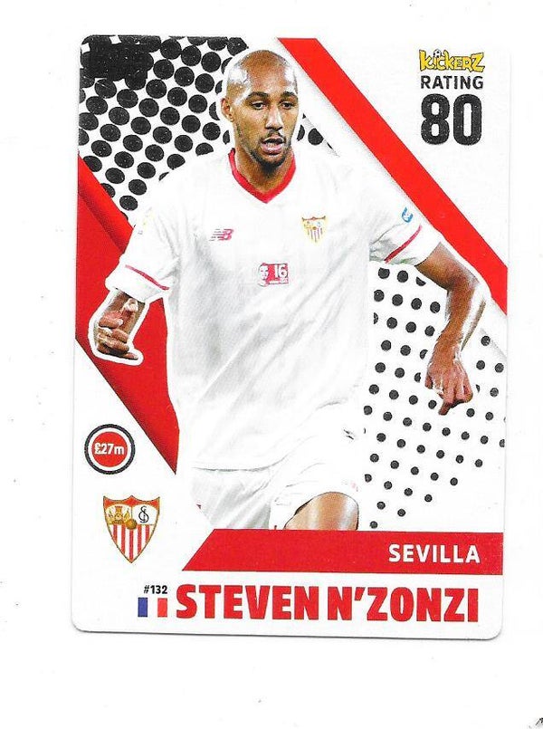 2017-18 Swedish Kickerz Goldstar #132 Steven N`Zonzi Sevilla , France