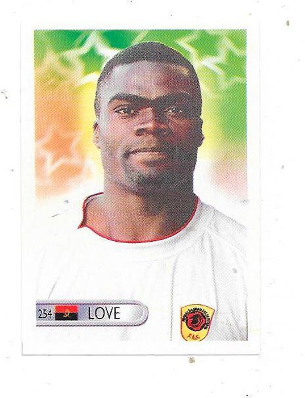 2006 Mundocrom FIFA World Cup Sticker #254 LOVE , Angola
