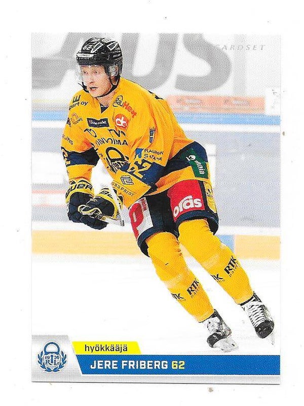 2018-19 Finnish Cardset #106 Jere Friberg , Lukko Rauma
