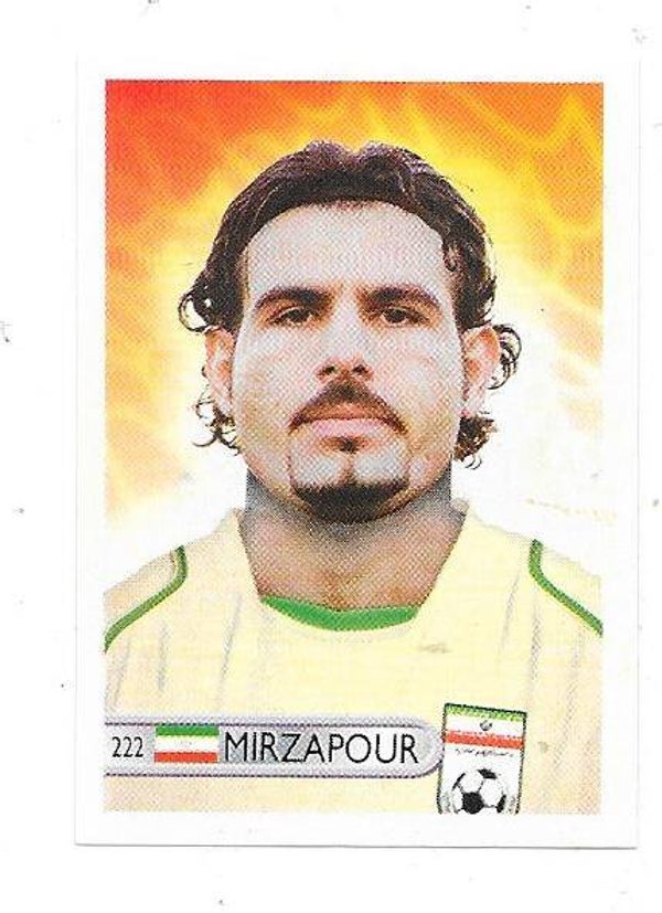 2006 Mundocrom FIFA World Cup Sticker #222 Ebrahim Mirzapour , Iran