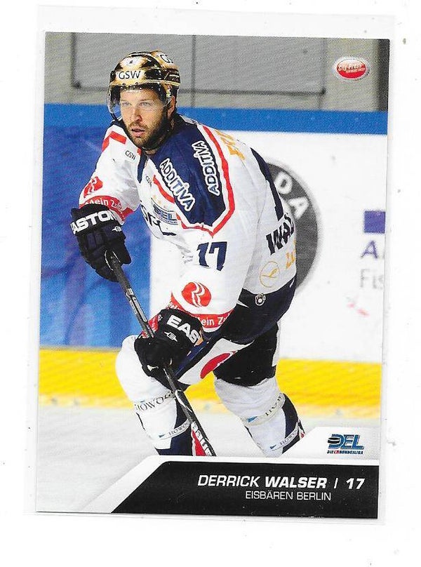 2009-10 DEL Ice Hockey card #128 Derrick Walser , Eisbären Berlin , Rimouski Océanic