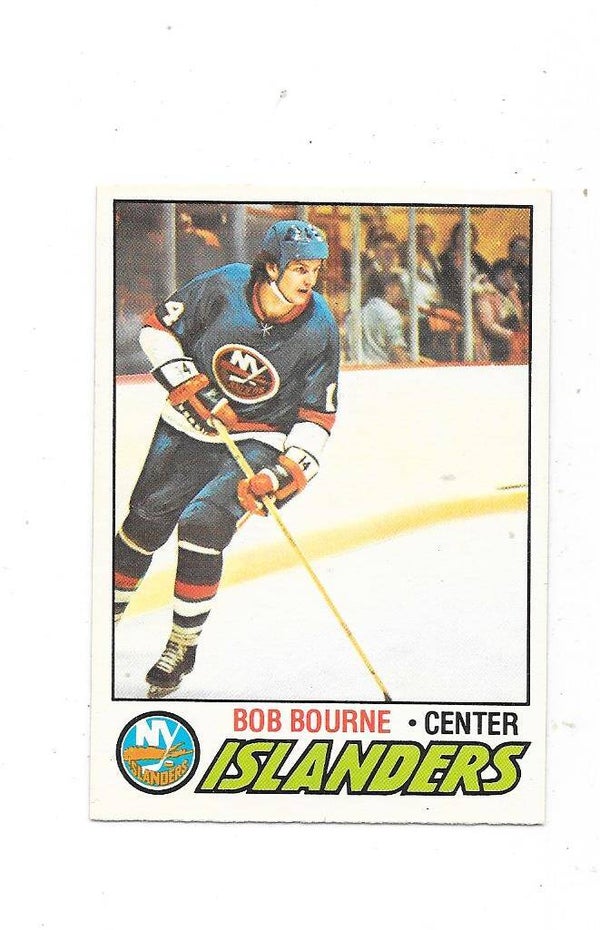 1977-78 OPC #93 Bob Bourne , New York Islanders