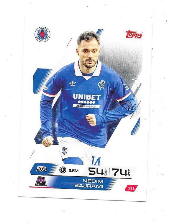 2025-26 Topps Match Attax Champions League #311 Nedim Bajrami .  Glasgow Rangers