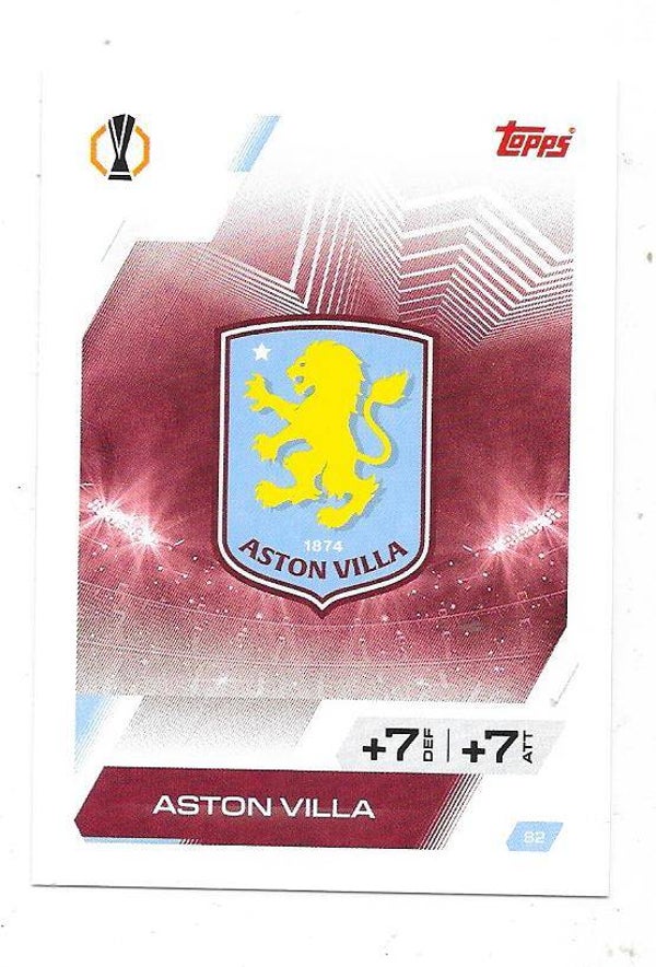 2025-26 Topps Match Attax #82 Logo , Aston Villa