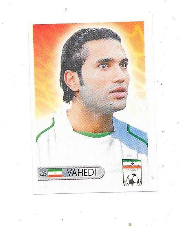 2006 Mundocrom FIFA World Cup Sticker #233 Alireza Vahedi , Iran