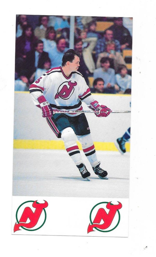 1984-85 New Jersey Devils Teamissued Ice Hockey Card #5 Phil Russell