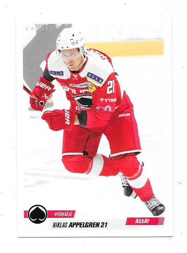 2022-23Finnish Cardset #174 Niklas Appelgren Ässät