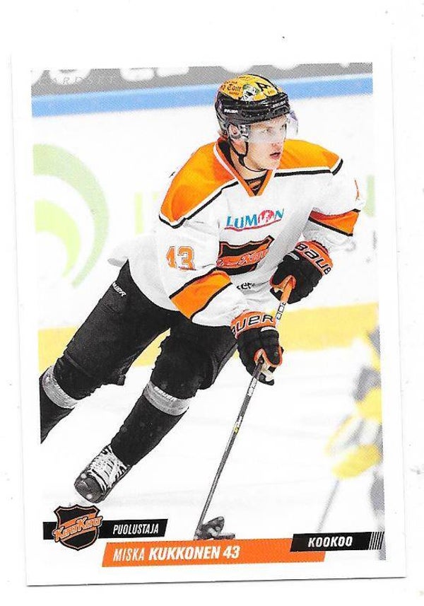 2016-17 Finnish Cardset #77 Miska Kukkonen KooKoo
